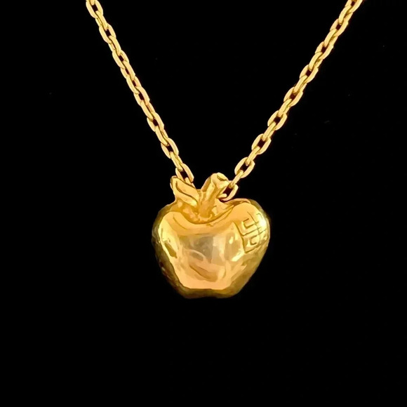 Givenchy Jewelry - Rare Givenchy necklace with Apple logo pendant